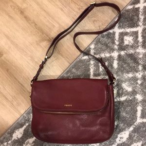 Fossil Zippered Flap Cross Body
